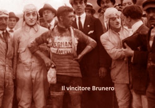 Brunero primo alla pista di Viale Brin nella Sulmona-Terni del Giro 1926