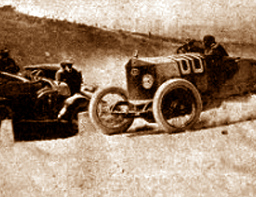 1925, automobilismo: Canestrari (Om) primo alla cronoscalata della Somma